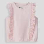 GIRLS Frill Tee Light Pink - 10 Light Pink