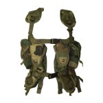 Used Tactical Battle Jacket Camo Woodland