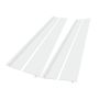 4PACK 25 In Silicone Stove Counter Cover Kitchen Gap Filler White