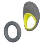 Calex Link Up Edge Ridged USB Vibe Cockring