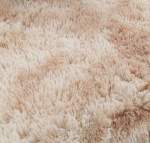Smte Light Rug Shaggy Fluffy Carpets Brown With Keychain