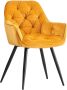 Gof Furniture - Lafoodie Yellow Dining Chair