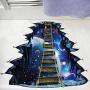 4AKID 3D Outer Space Ladder Wall Decal Stickers
