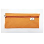 Dafrique Canvas Pencil Case Fzip Large Orange