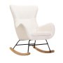 Indy Fleece Rocking Chair - Cream