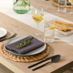 Carmel Design Napkins - Rockport Grey