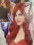 Red Wavy Straight Wig Mermaid Wig