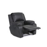 Calgan Recliner Pu Black