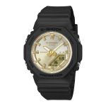 Casio Womens Black Analogue & Digital Rubber Strap WATCH-GMA-P2100SG-1ADR