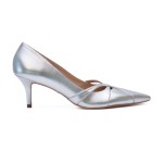 Mirian Leather Pumps -silver