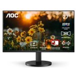 AOC U27B3CF Monitor 27 Inch|ips 4K Uhd 3840X2160 60HZ|USB-C 65W|HDMI DP|300NITS|ERGO Stand|speakers