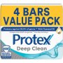 Protex Hard Bar Soap Deep Clean 4X150G