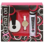 Exclamation Cologne 50ML Plus Perfume Body Spray 90ML With A Watch