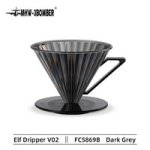 Coffee Accessories Pour Over Coffee Dripper With V02 Dark Gray