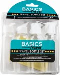 Basics Travelmate Bottle Set 4PCS Handy 60ML
