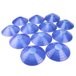 Blue Flat Cones X 12