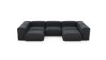 U-shape Sofa - Linen - Anthracite - 314CM X 199CM