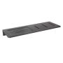 - Matt Black Aluminum Bathroom Shelf