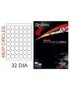 48UPB Multi-purpose Inkjet-laser Labels 32MM Diameter Round 100 Pack