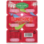 Fair Cape Dairies Lunchbox Low Fat Smooth Strawberry Flavoured Dairy Snack 6 X 80G