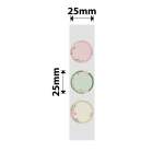 NB333 - - D101 Only - 25X25MM - 230 Flower Labels