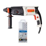 Tork Craft 800W Rotary Hammer With Sds+ Drill Bit Set TORKIT042