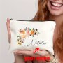 1 PC Custom Name Canvas Makeup Bag Women Teacher Bridesmaid Gift Handbag Travel Storage Organizer Cosmetic Bags