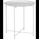 Everfurn Nala Side Table White Painted Mdf Steel Frame 2 Pack