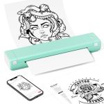 Phomemo Portable Printers Wireless For Travel Thermal Bluetooth Printer Support For 8.5"X11" Us Letter Small Inkless Printer Com