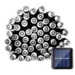 2 X Solar Power Fairy Lights For Garden & Outdoor Decor