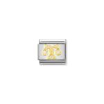 Composable Classic Link Libra In 18K Gold And Stone