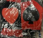 Card Hat Black Red