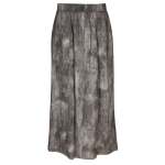 Tie Dye Check Border Skirt - Graphite Free