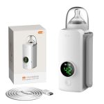 Portable Bottle Warmer Travel-friendly Fast-heating Cordless & Rechargable Baby Bottle Warmer Comfortable Feeding Bottle Warmer