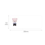 NB127 - - D11 D101 D110 H1S - 12X30MM - 210 Baby Bear Labels