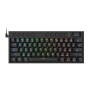 Redragon Noctis 61-KEY Red Switch Rgb Low Profile Gaming Mechanical Keyboard - Black RD-K632-RGB