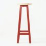 Entsha Bar Stool Red Oxide H75CM