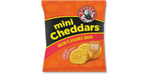 Bakers Mini Cheese Cheddars Packet 33g Crackers and Savoury Biscuits
