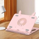 Adjustable Height Notebook Stand - White