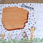 Milestone Blanket Navy Dotty Safari Set
