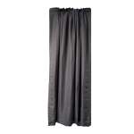 Clifton Self-lined Dim Out Taped Curtain - Graphite - 270 X 218CM