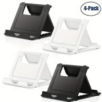 Portable Cell Phone Stand Holder For Desk Foldable Pocket-sized Mount Universal Adjustable Desktop Mobile Phone Kickstand Compat