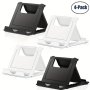 Portable Cell Phone Stand Holder For Desk Foldable Pocket-sized Mount Universal Adjustable Desktop Mobile Phone Kickstand Compatible With Iphone For Ipads Kindle Android