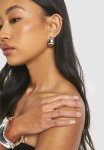 Chunky Hoop Earrings - Silver