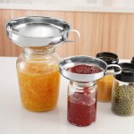 Stainless Steel Multi-purpose Funnel - Wide Mouth For Salads Sauces & Jams - Durable Kitchen Tool