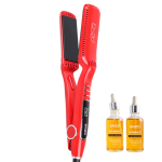 Enzo EN-9903 Professional MINI Beard Straightener - Red
