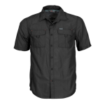 First Ascent Husk Short Sleeve Hiking Shirt Anthracite