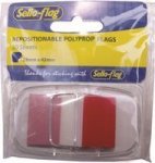 Sello-flag Repositionable Pp Flags - Red 25 X 43MM 50 Sheets