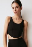 Drymove Corset-style Sports Top - Black