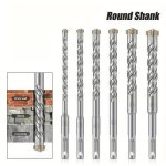 1PC 6PCS Hammer Drill Bits Round Shank Multi-size 6MM-16MM For Concrete Brick Wall And Stone Drilling
